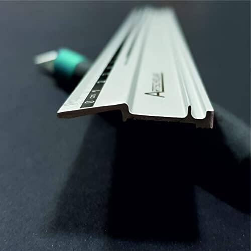 Aluminum Ruler Non-Slip Base 15 cm