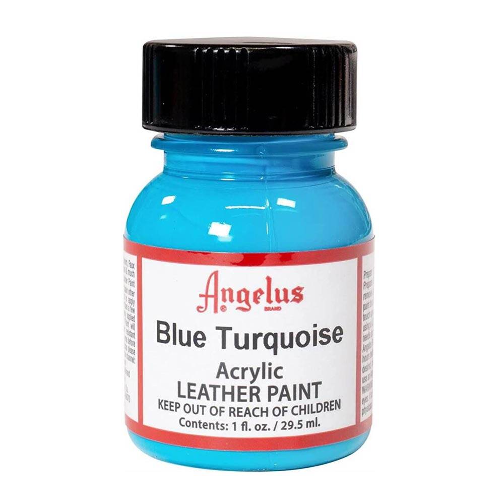 Angelus Acrylic Leather Paint Blue Turquoise
