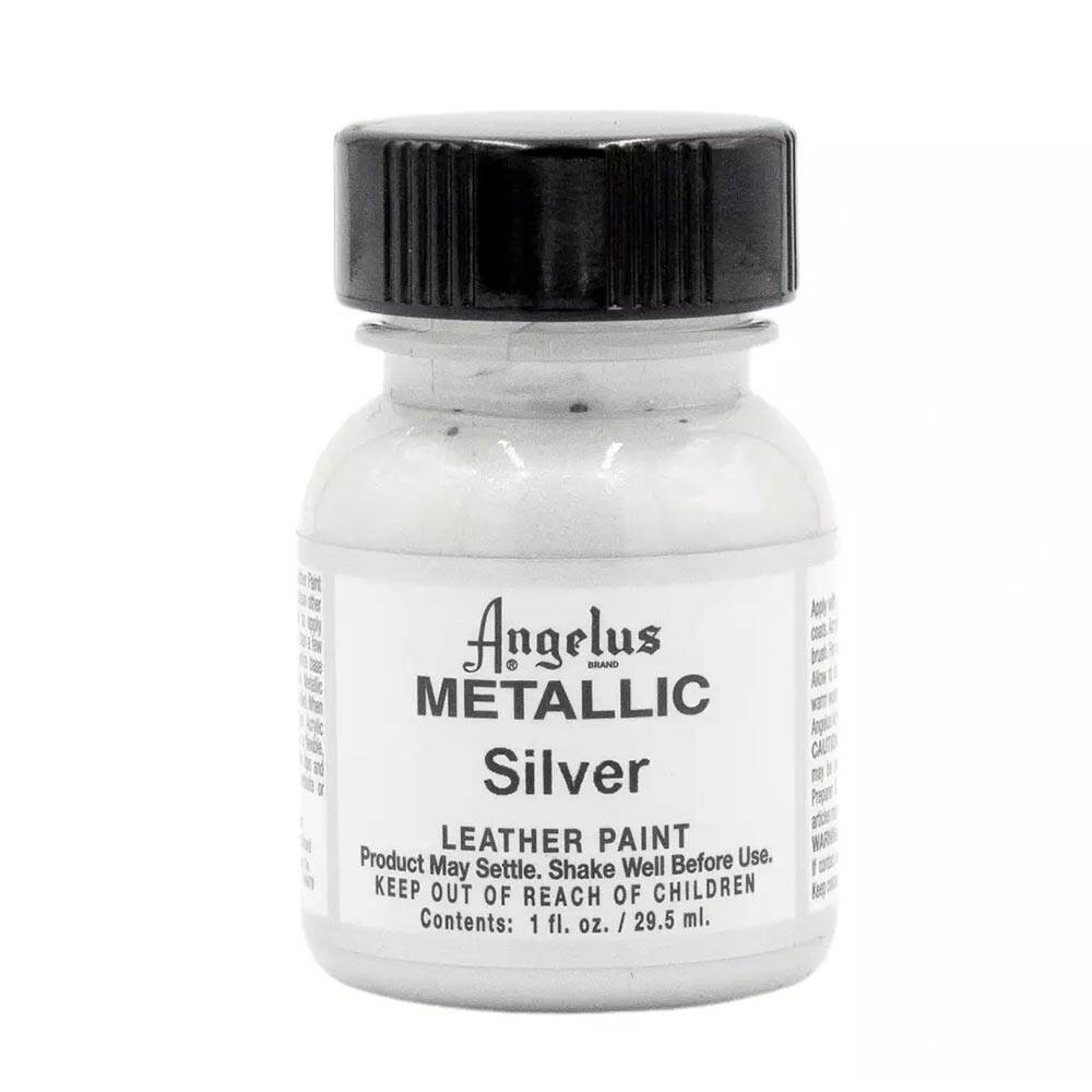 Angelus Deri Boyası Metallic Silver 29,5 ml