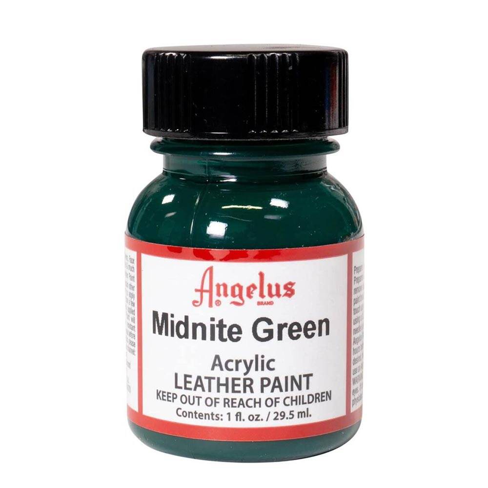 Angelus Acrylic Leather Paint Midnite Green
