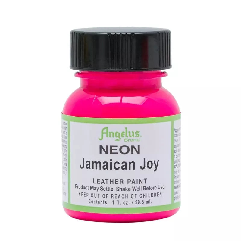 Angelus Leather Paint Neon Jamaican Joy