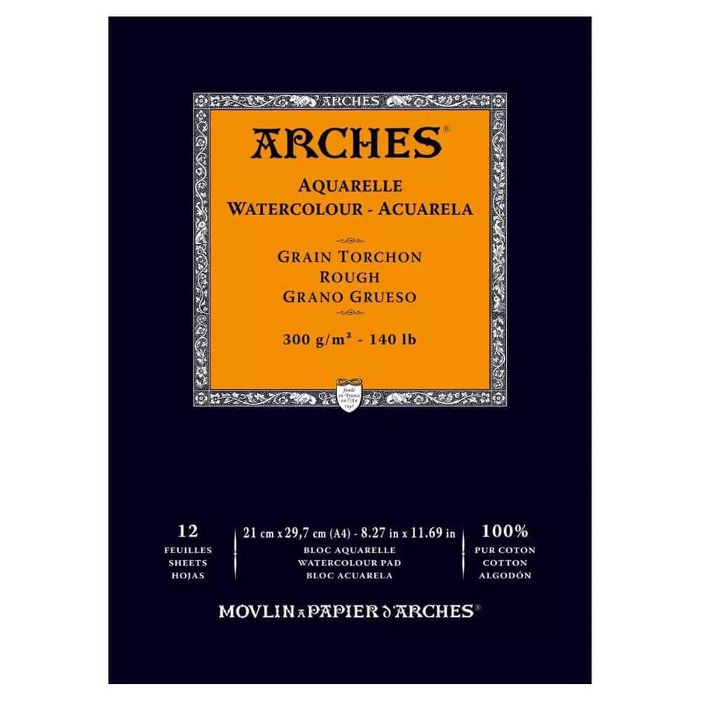 Arches S.Boya Block 300Gr A4 12Yp N:1795101