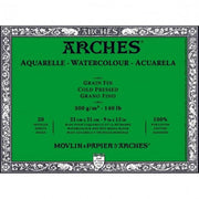 Arches Watercolor Block 23 x 31 cm 300 gr 20 sf Cold Press 1795060