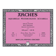 Arches Watercolor Block 23 x 31 cm 300 gr 20 sf Hot Press 1795072