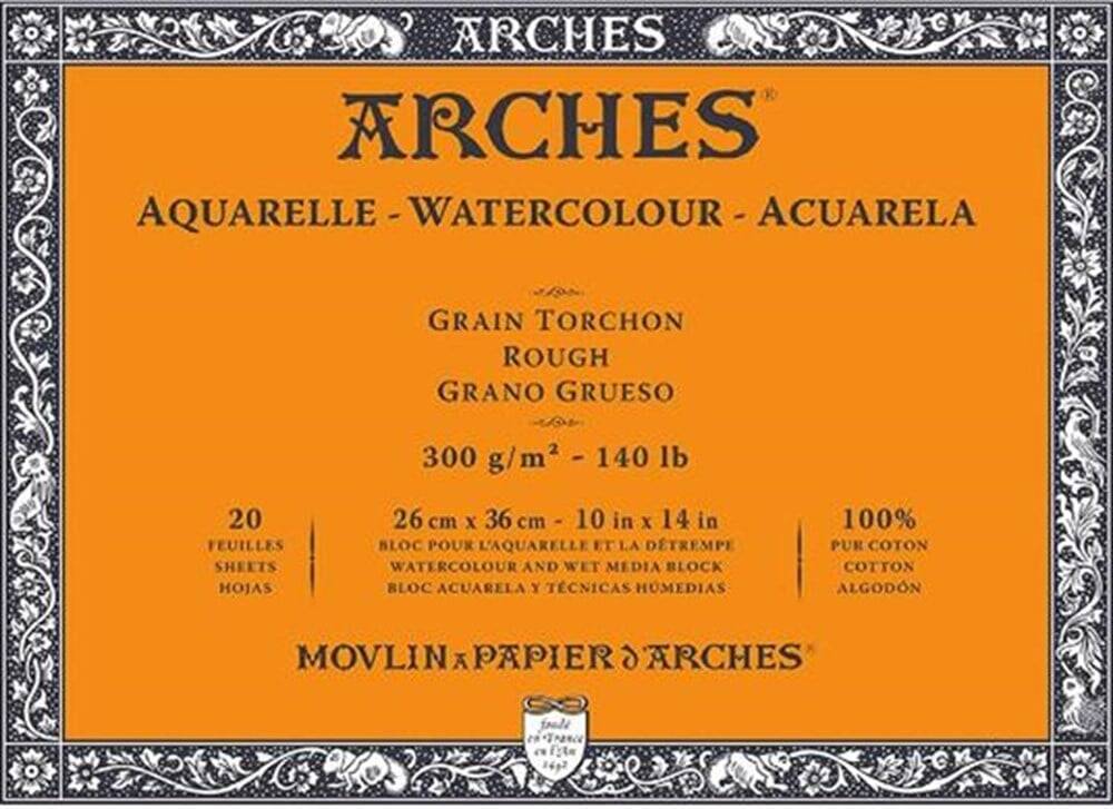 Arches Watercolor Block 26x36 cm 300 gr 20 sf Rough 1795086