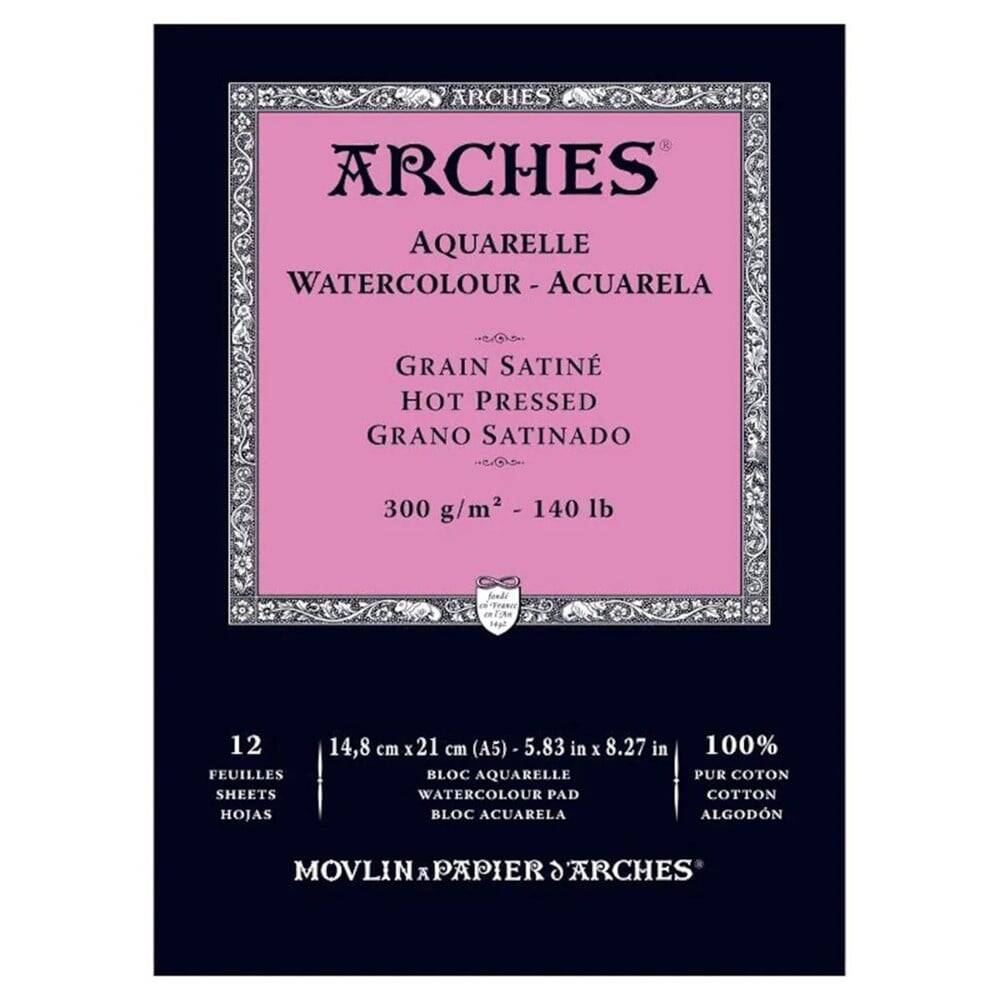 Arches Watercolor Block 300Gr A5 12Yp N:1795095