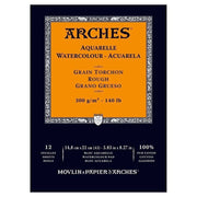 Arches Suluboya Blok Defter 14.8x21 cm 300 gr 12 Yaprak Rough