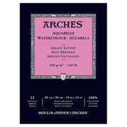 Arches Watercolor Block Notebook 26X36 cm 300 Gr 12 Sheets Hot Press