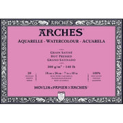 Arches Suluboya Blok Defter 18x26 cm 300 gr 20 Yaprak Hot Press