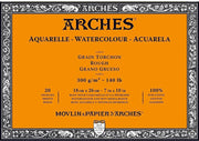 Arches Watercolor Block Notebook - Rough - 300Gr. 18x26cm - 20 Yp.
