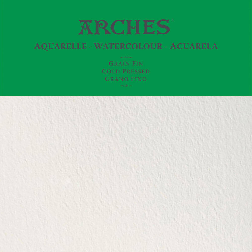 Arches Watercolor Paper - Natural White Cold Press 300Gr. 56x76 cm (Cold Press)