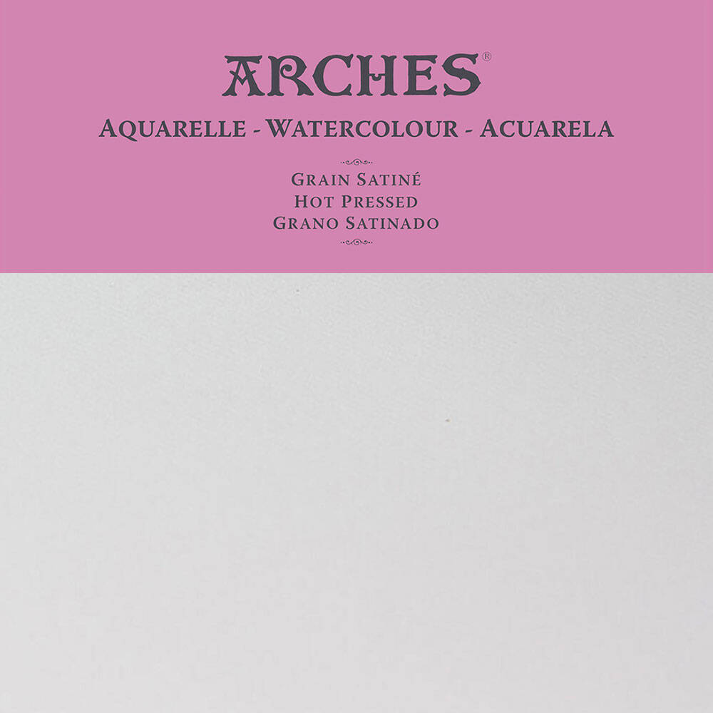 Arches Watercolor Paper - Bright White 300gsm. 56x76 cm (Hot Press)