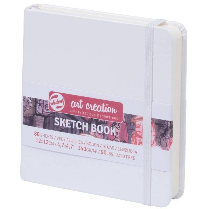 Art Creation Sketchbook 140 Gr 12 X 12 Cm White