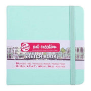 Art Creation Sketchbook 140 Gr 12 X 12 Cm Mint Green