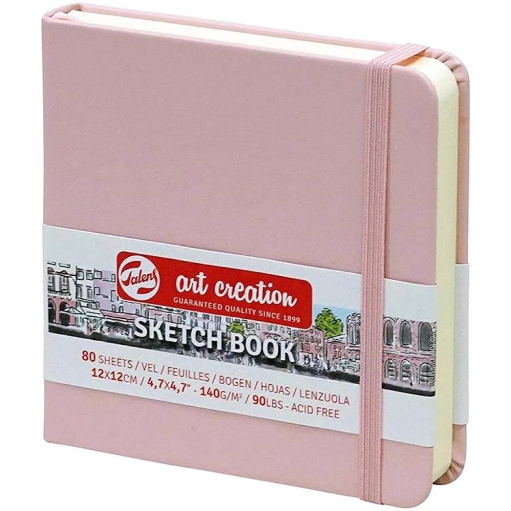 Art Creation Sketchbook 140 Gr 12 X 12 Cm Pink