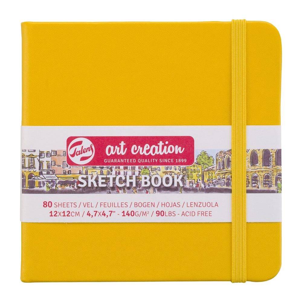 Art Creation Sketchbook 140 Gr 12 X 12 Cm Yellow