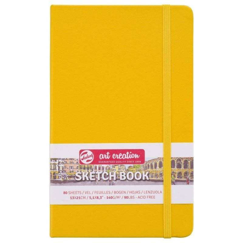 Art Creation Sketchbook 140 Gr 13 X 21 Cm Yellow