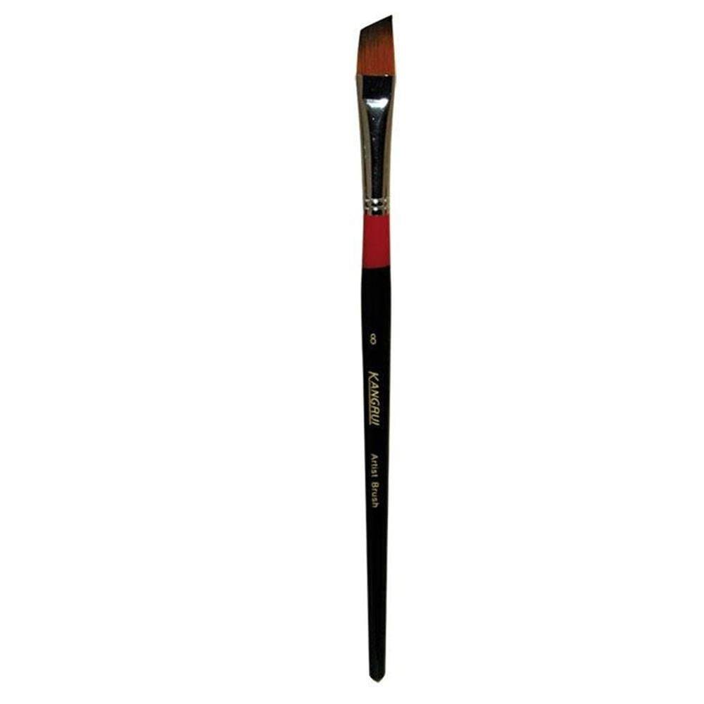 Art Desing Side Cut Stroke Paint Brush Series 986A N:8