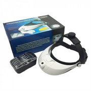 Art&Art Head-Mounted Magnifier with 3 LED Lights 81001-G
