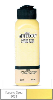 Artdeco Acrylic Paint 140 ml 3032 Canary Yellow