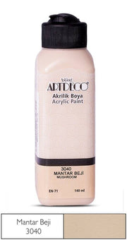 Artdeco Acrylic Paint 140 ml 3040 Mushroom Beige