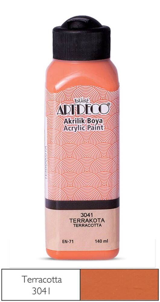 Artdeco Acrylic Paint 140 ml 3041 Terracotta