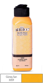 Artdeco Akrilik Boya 140 ml 3059 Güneş Sarı