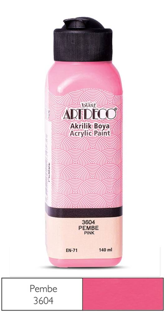Artdeco Akrilik Boya 140 ml 3604 Pembe
