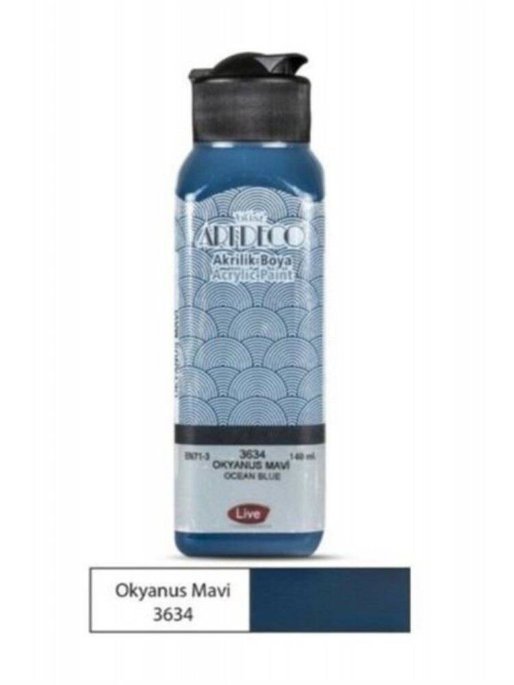 Artdeco Acrylic Paint 140 ml 3634 Ocean Blue