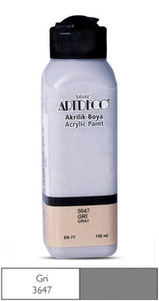 Artdeco Akrilik Boya 140 ml 3647 Gri