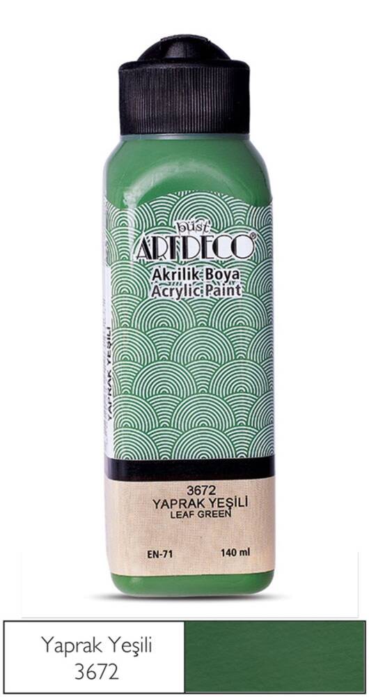 Artdeco Acrylic Paint 140 ml 3672 Leaf Green