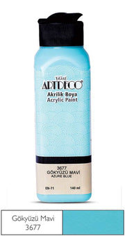 Artdeco Akrilik Boya 140 ml 3677 Gökyüzü Mavi