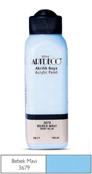 Artdeco Akrilik Boya 140 ml 3679 Bebek Mavi