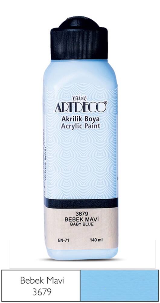 Artdeco Acrylic Paint 140 ml 3679 Baby Blue