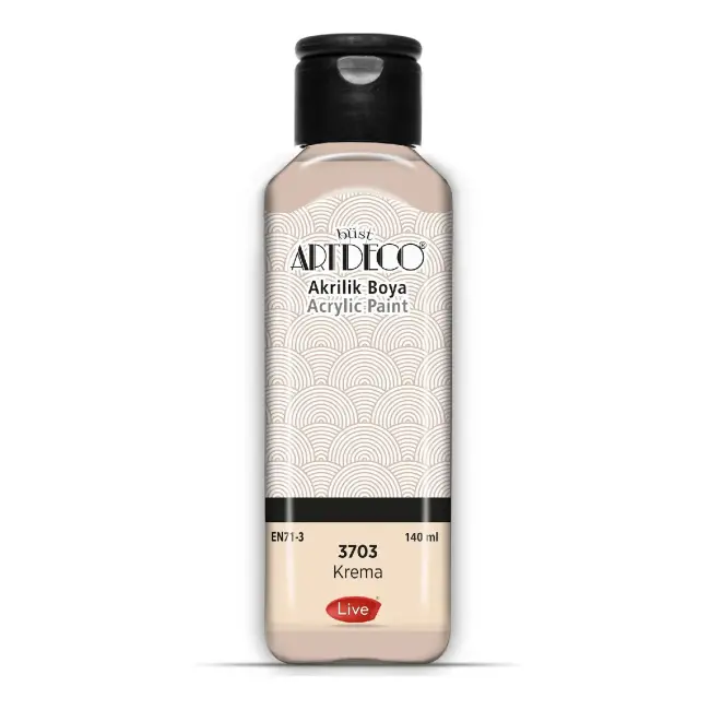 Artdeco Akrilik Boya 140 ml 3703 Krema