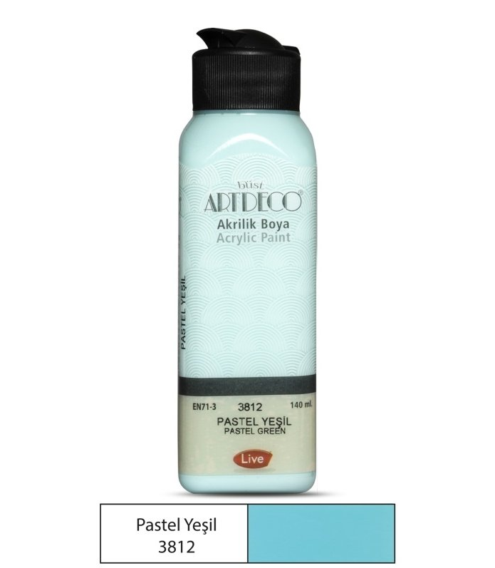 Artdeco Akrilik Boya 140 ml 3812 Pastel Yeşil