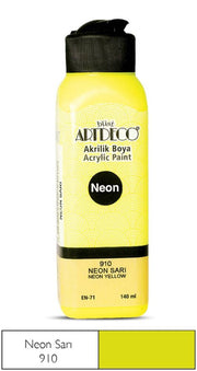 Artdeco Akrilik Boya 140 ml 910 Neon Sarı