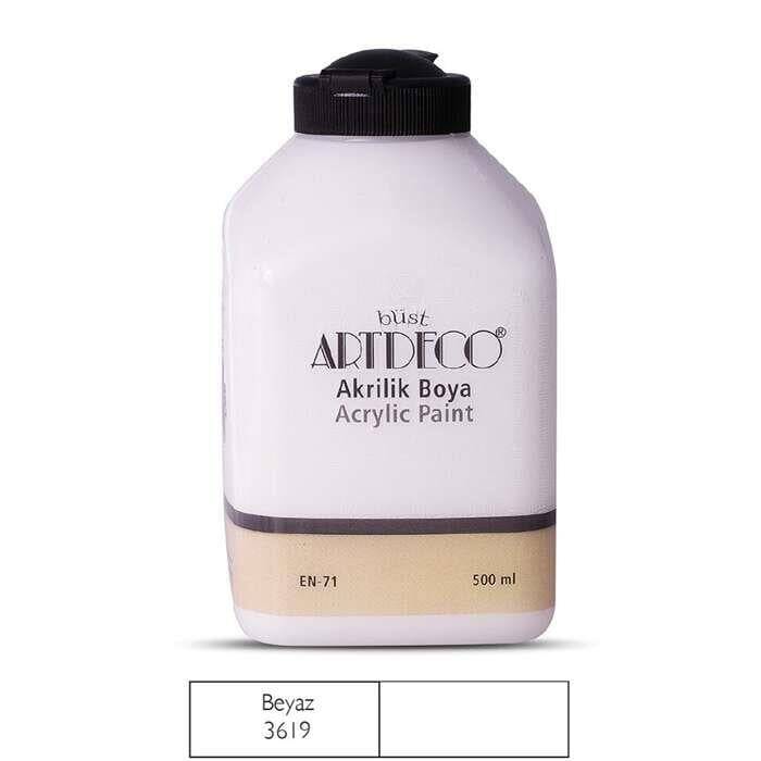 Artdeco Acrylic Paint White 500 ml 3619