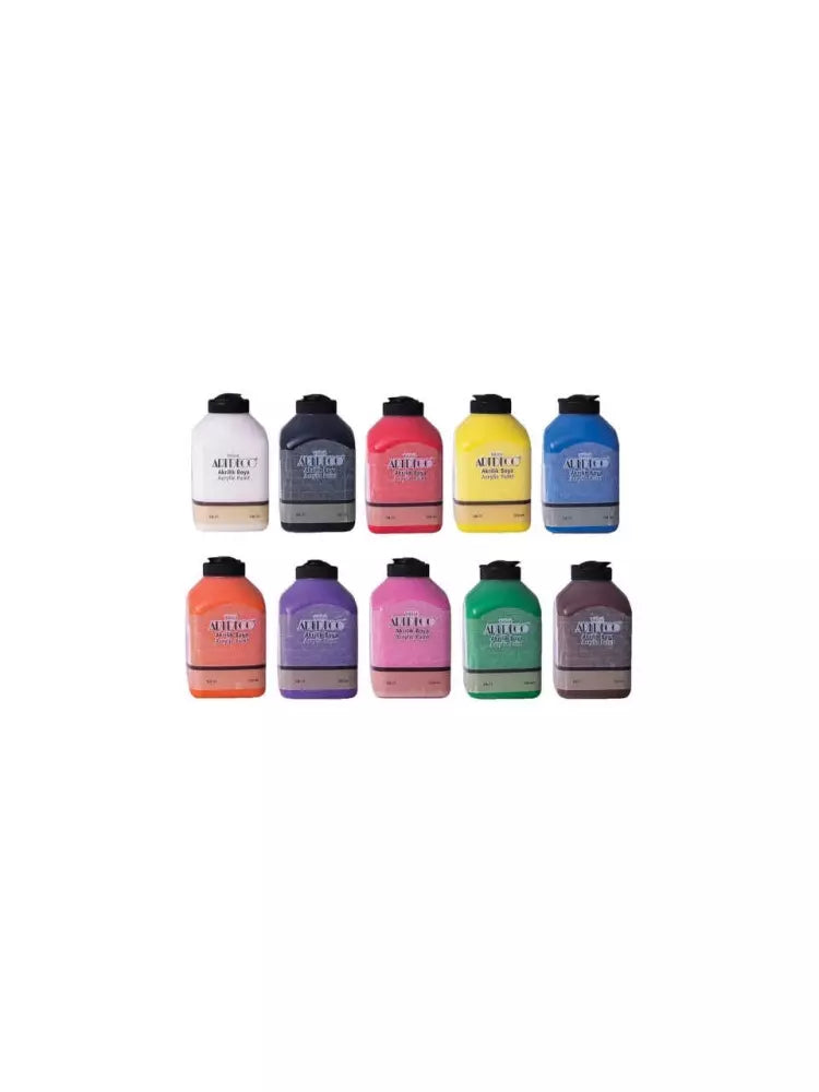 Artdeco Acrylic Paint Set 10x50 ml Basic Colors