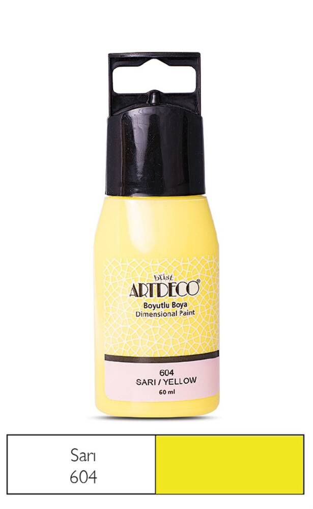 Artdeco Boyutlu Boya 60 ml 604 Sarı