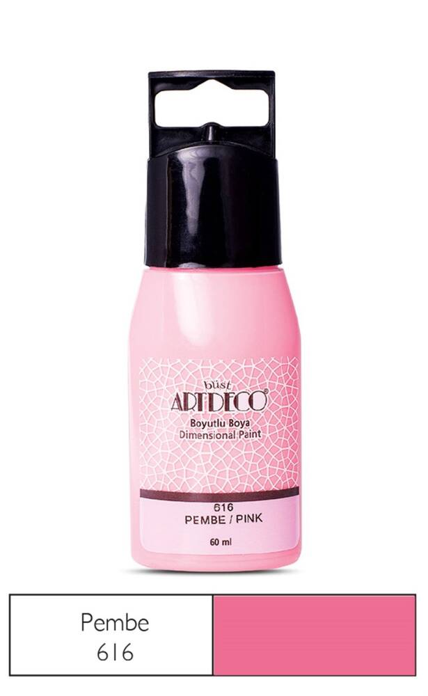 Artdeco Boyutlu Boya 60 ml 616 Pembe