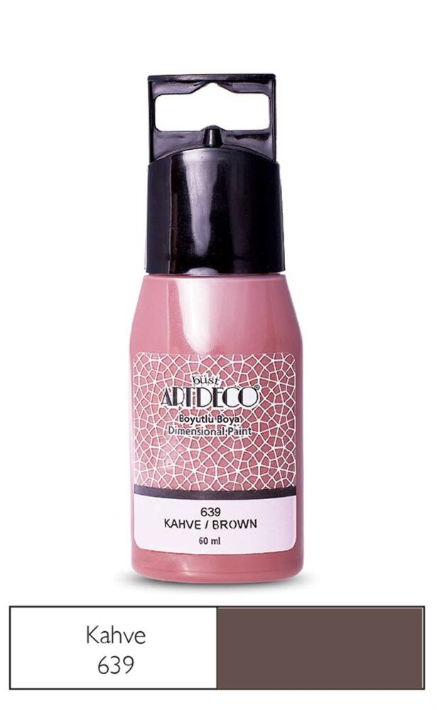 Artdeco Boyutlu Boya 60 ml 639 Kahve