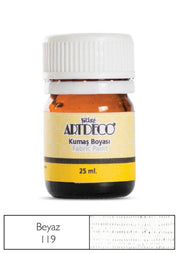 Artdeco Kumaş Boyası 25 ml 119 Beyaz / White
