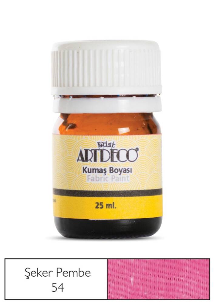 Artdeco Kumaş Boyası 25 ml 54 Fraise Pink / Şeker Pembe