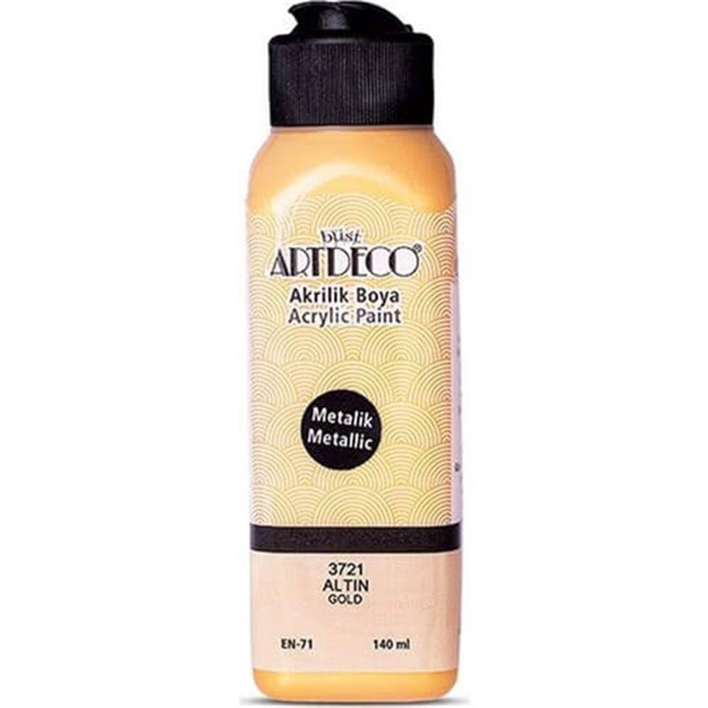 Artdeco Metallic Acrylic Paint 140 ml Gold 3721