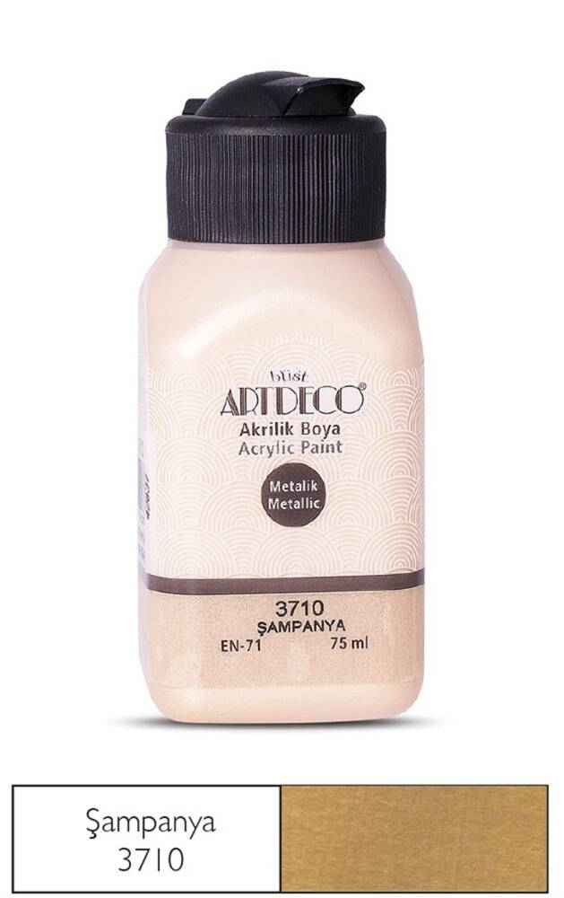 Artdeco Metallic Acrylic Paint 75 ml 3710 Champagne