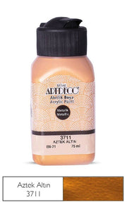 Artdeco Metallic Acrylic Paint 75 ml 3711 Aztec Gold