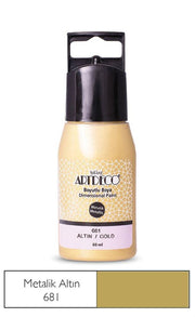 Artdeco Metalik Boyutlu Boya 60 ml 681 Altın