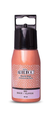 Artdeco Metallic Dimensional Paint 60 ml Copper 683