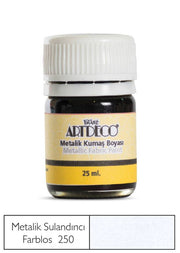 Artdeco Metallic Fabric Paint 25 ml 250 Farblos